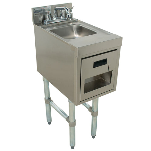 Advance Tabco SC-15-TS-X - Special Value Underbar Basics™ Hand Sink, free standing, 15