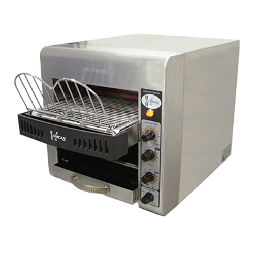 Omcan 11385 Horizontal 14 Inch Conveyor Toaster Electric Stainless Steel 330 slices/hour