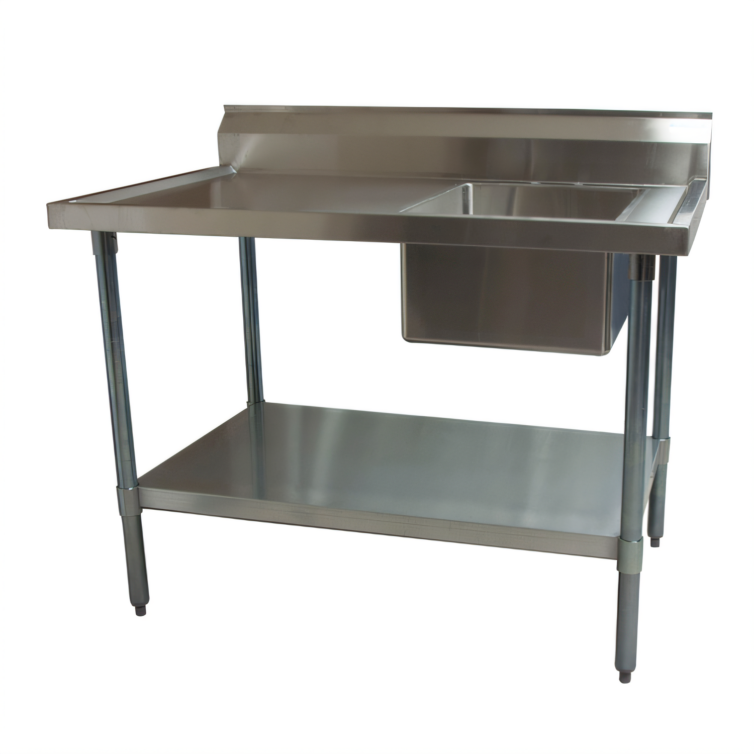BK Resources BKMPT-3072G-R Stainless Steel Prep Tables