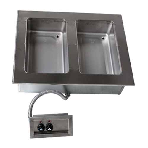 Advance Tabco DISW-2-240 - Hot Food Well Unit, drop-in, electric, 30-1/2”W x 24-1/2