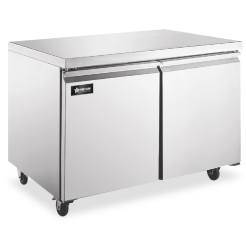 Omcan 50103 36 Inch 8.7 cu ft Reach In Undercounter Freezer Stainless Steel