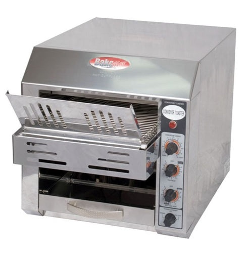BakeMax BMCT300 - Conveyor Toaster, countertop, (360) pieces/hour, 2-slice feed, 9.8" wide conveyor belt, 1.5"