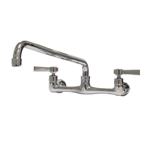 Advance Tabco K-11 - Faucet, 8" OC, splash mounted with 14" swing spout, lead free