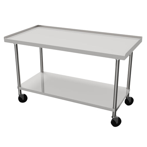 Ovention OV-STND-3660 - Equipment Stand, 36"H x 60"W, no-drip v-edge on front, 1" splash on sides & back, adjustable