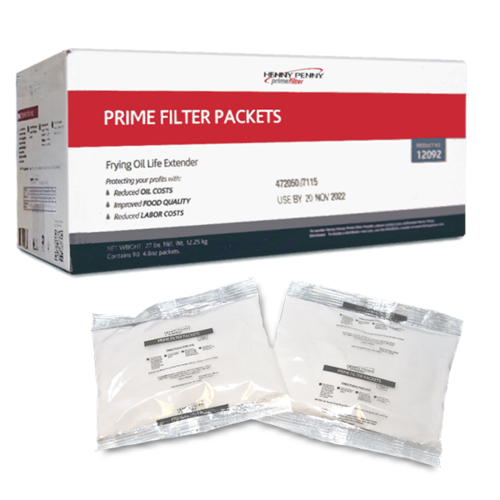 Henny Penny 12092 - Prime Filter Packets, 90 packets per case - 12 fl oz. (4.8 or 237 ml) per packet, price per case