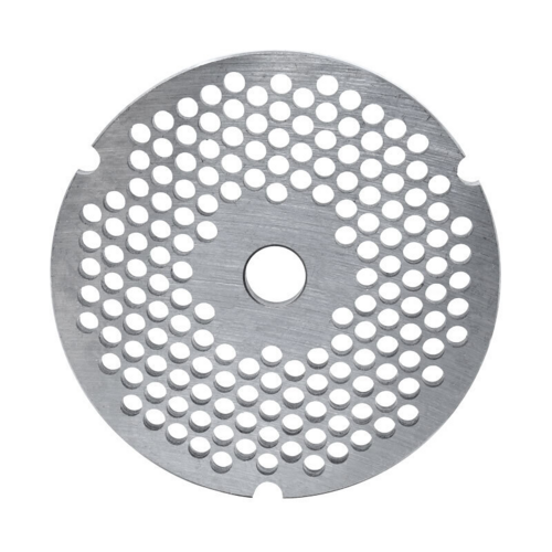 Omcan 11259 - (11259) Machine Plate, without hub, #32, 3/16" (4.5mm), (3) notches, round, carbon steel