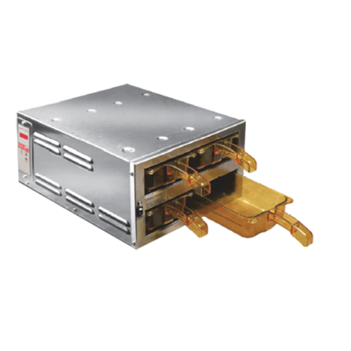 Henny Penny MPC22.05 - MPC Modular Holding Cabinet, Heated, 4 drawers, 2 tiers, independent electronic controls per tier,