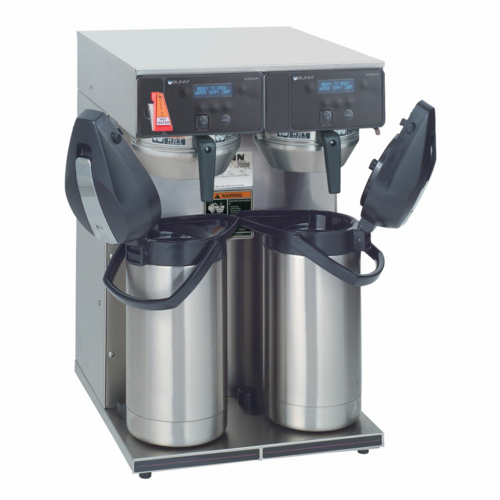 BUNN 38700.0013 - 38700.0013 AXIOM® Twin APS Airpot Coffee Brewer, brews 15 gallon per hour capacity, twin brew head