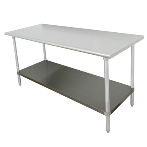 Advance Tabco TA-94A - 14 gauge 304 stainless steel undershelf upgrade (per linear foot) (also requires TA-23 welded set