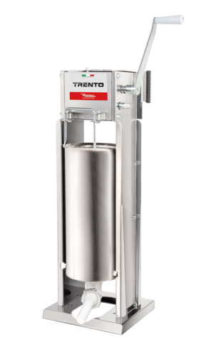 Omcan 48170 Manual 33 lb Capacity Sausage Stuffer Stainless Steel with 2-speed Drive