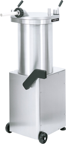 Omcan 45870 21 Inch Electric Hydraulic Piston Sausage Stuffer Automatic with Aluminum