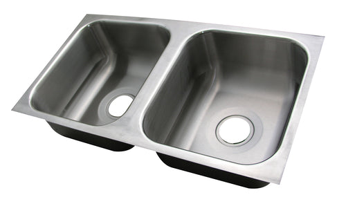 Advance Tabco 1416-212-BAD - Smart Series™ Sink, undermount, 2-compartment, 14