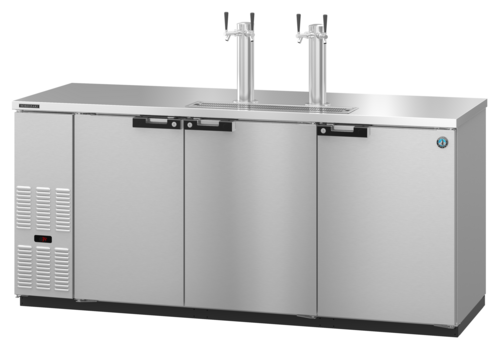 Hoshizaki DD80-S - Draft Beer Cooler, direct draw, three-section, side mount self-contained refrigeration, 80