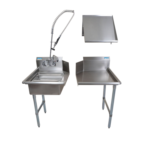 BK Resources BKDTK6-72-L-G-SS - Dish Table Kit, 72"W, left-to-right operation, includes: (1) clean dishtable (BKCDT6-72-R-G-SS),
