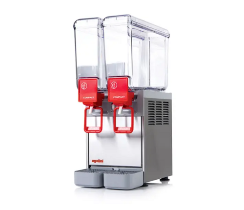 Omcan 49085 16 Inch Electric Beverage Dispenser with Polycarbonate Bowls