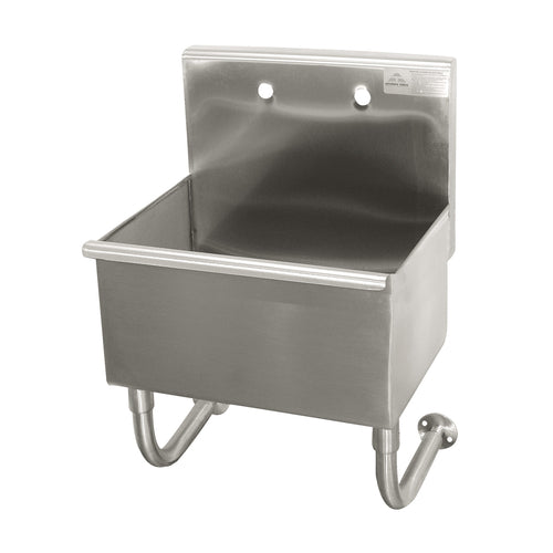 Advance Tabco WSS-16-25 - Service Sink, splash mount faucet provision, wall mounted, 22