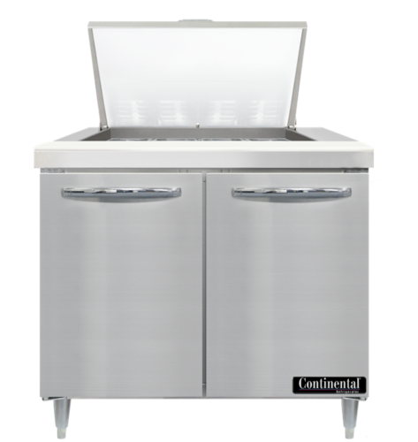 Continental Refrigerator D36N12M-FB Designer Line Refrigerated Prep Tables