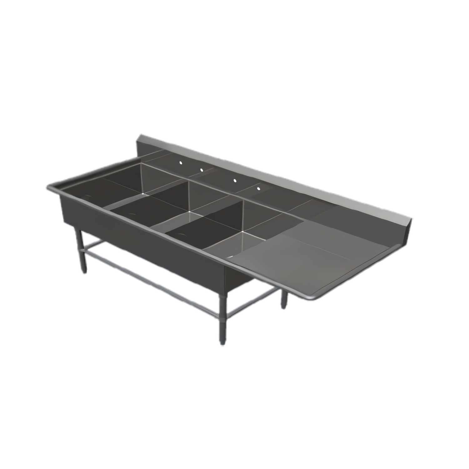 John Boos 43PB20284-1D20R Pro-Bowl Compartment Sinks
