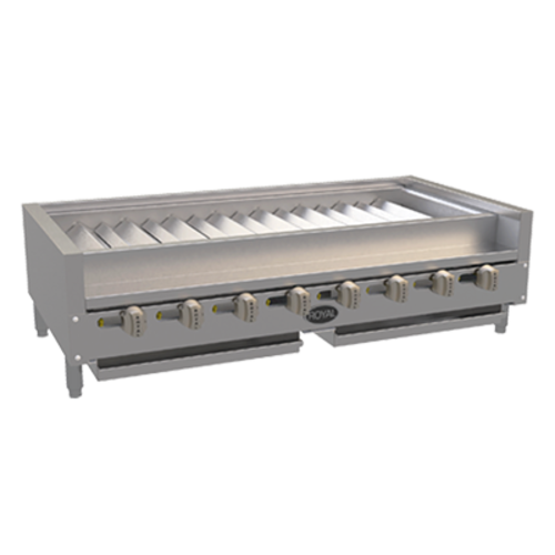 Royal Range RKTB-48 48" Countertop Gas Kabob Radiant Charbroiler,144.000 BTU