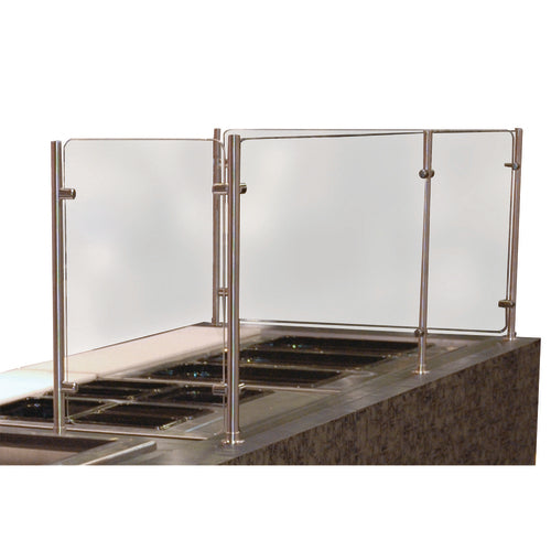 Advance Tabco SGCC-36 - Vertical Food Shield, 36" wide, height as specified (top of glass must be at least 60" above the