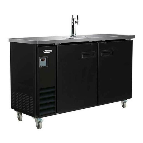 Serv-Ware DD61-1-HC - Serv-Ware - Refrigeration - 1 Tower, 2 Faucets - Keg Cooler - Dimensions: 61.06" W x 24.4" D x