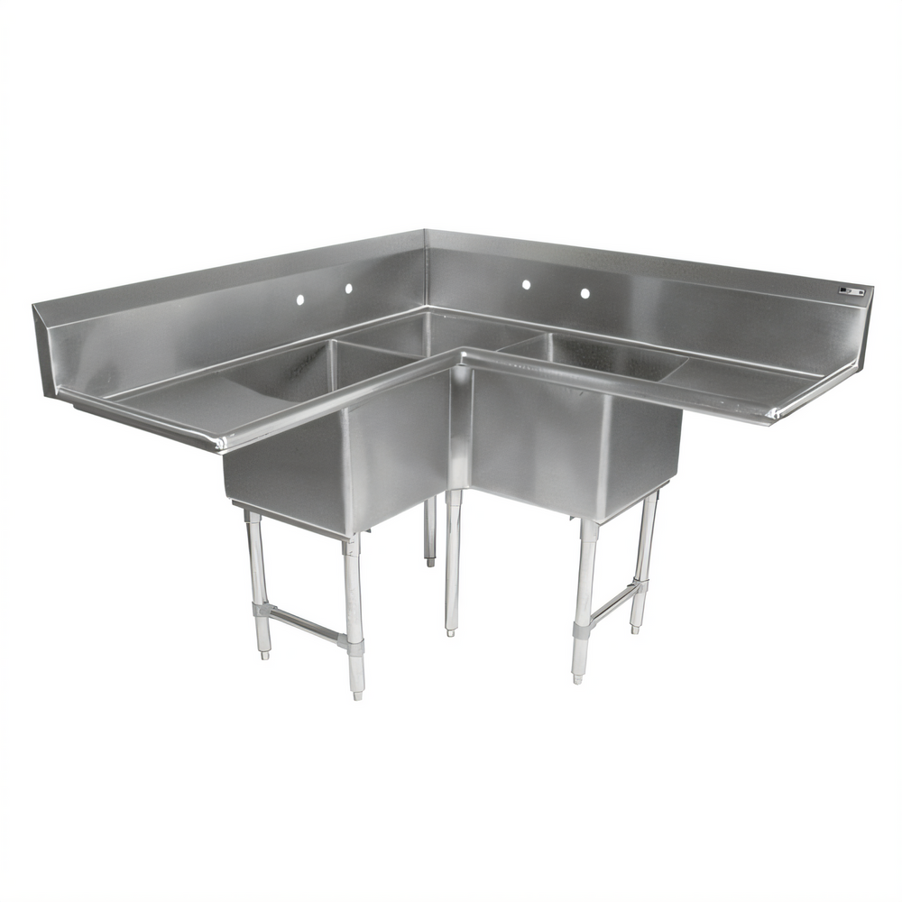 John Boos 3PBCS204-2D18 Pro-Bowl Compartment Sinks