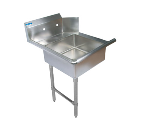BK Resources BKSDT-26-L-SS - Soiled Dishtable, straight design, 26"W x 30-3/8"D x 46-1/4"H, left-to-right operation, 18/304