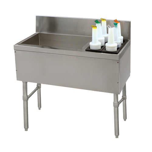 Advance Tabco PRC-19-48L-10 - Prestige Ice Chest, with 10-circuit cast aluminum cold plate, 48