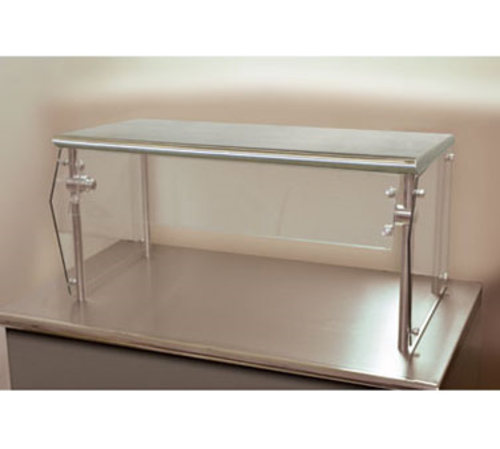Advance Tabco NSG-18-132 - Sleek Shield™ Food Shield, self service with adjustable front glass, 132
