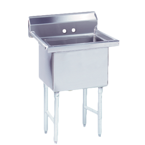 Advance Tabco FS-1-1620 - Fabricated Sink, 1-compartment, no drainboards, bowl size 16