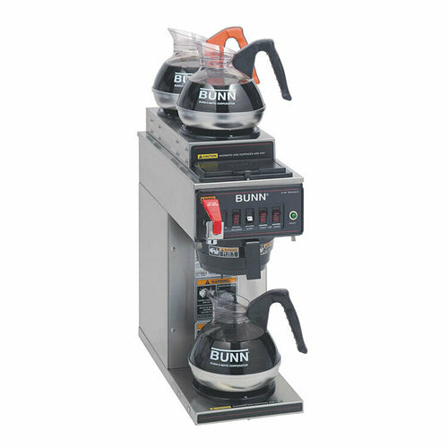 BUNN 12950.0213 - 12950.0213 CWTF15-3 Coffee Brewer, automatic, with 1 lower and 2 upper warmers, brews 3.9 gallons