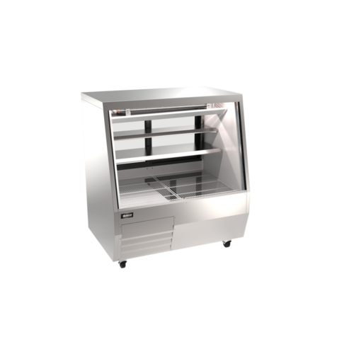 Omcan 50105 50 Inch Refrigerated Deli Display Case Floor Model 20.58 cu ft