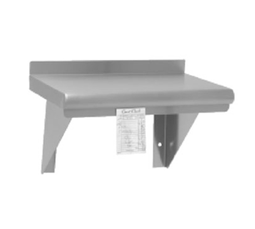 Advance Tabco WS-12-72CM - Shelf, wall-mounted, with check minder, 72