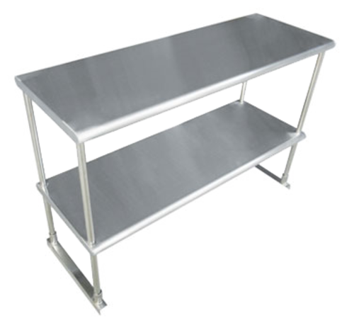 Advance Tabco EDS-18-96-X - Special Value Double Overshelf, table mounted, 96-1/4