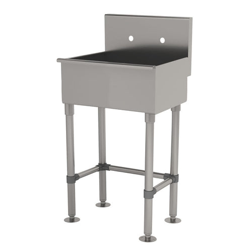Advance Tabco 19-FM-23-F - Multiwash Hand Sink, with stainless steel legs and flanged feet, includes faucet, 23