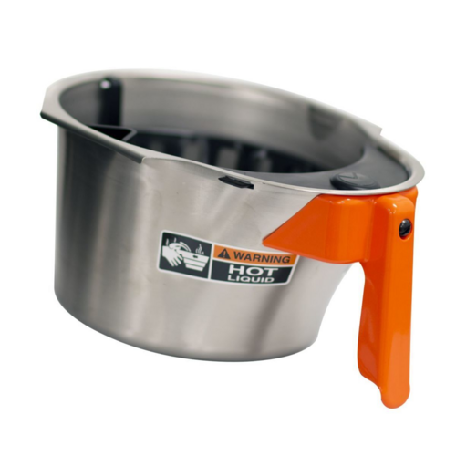 BUNN 54675.0003 - Funnel Assembly, infusion coffee, orange handle, stainless steel