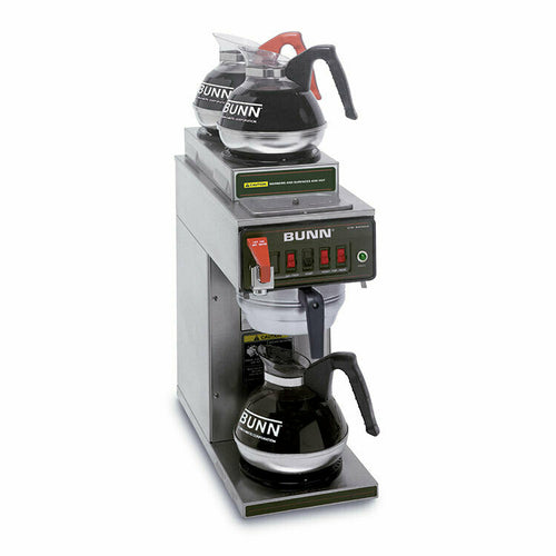 BUNN 12950.0217 - 12950.0217 CWTF15-3 Coffee Brewer, automatic, with 1 lower and 2 upper warmers, brews 3.9 gallons