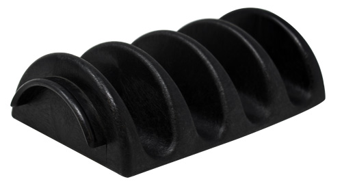 Omcan 80953 - (80953) Taco Server, Polypropylene, NSF, Black (Qty Break = 8 ea)