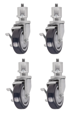 Vulcan CASTERS-VULSCR-6IN - Set of 4 adjustable casters, 6