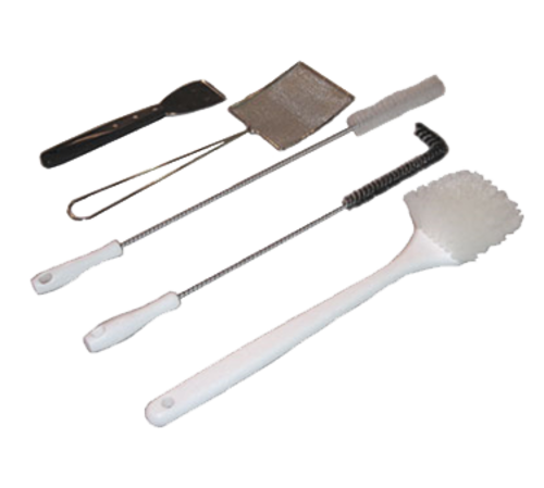 Henny Penny 14736 - Kit-320/340: #12160 fry pot scraper, #23850 square mesh skimmer, #12112 white straight brush,