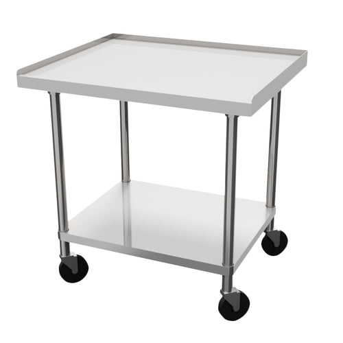 Ovention OV-STND-3636 - Equipment Stand, 36"H x 36"W, no-drip v-edge on front, 1" splash on sides & back, adjustable