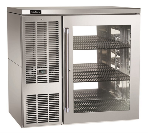 Perlick Corporation PTS36 - Pass-Thru Refrigerated Back Bar Cabinet, one-section, 36