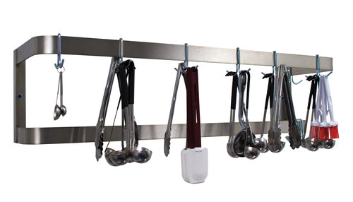 Advance Tabco SW-108 - Pot Rack, wall-mounted, double bar design, 108