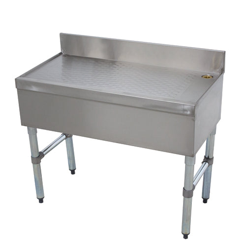 Advance Tabco SLD-3 - Underbar Basics™ Bar Type Drainboard, modular design, 36