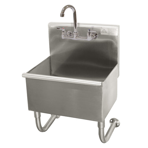 Advance Tabco WSS-16-31-F - Service sink, splash mount faucet provision, wall mounted, includes faucet, 31
