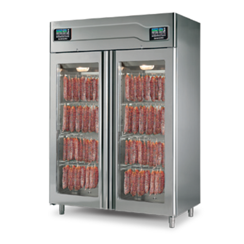 Omcan 41262 57 Inch Free-standing Meat Curing Cabinet with Stainless Steel