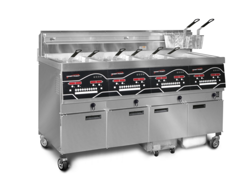 Henny Penny EEG244.0 - Evolution Elite® Open Fryer, gas, (4) wells, 30 lb. capacity per full vat, Oil Guardian™ automatic