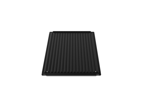 UNOX TG770 - FAKIRO.GRILL Non-stick Aluminium Tray, two surfaces, flat and ribbed, for different cookings, (14”