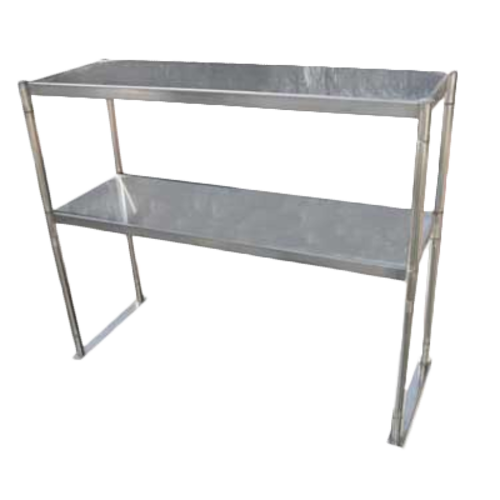 Serv-Ware OS-4E-CWP - Serv-Ware - Tables - 48" 2-Tiered Overshelf for Work Tables - Dimensions: 48" W x 12" D x 32" H