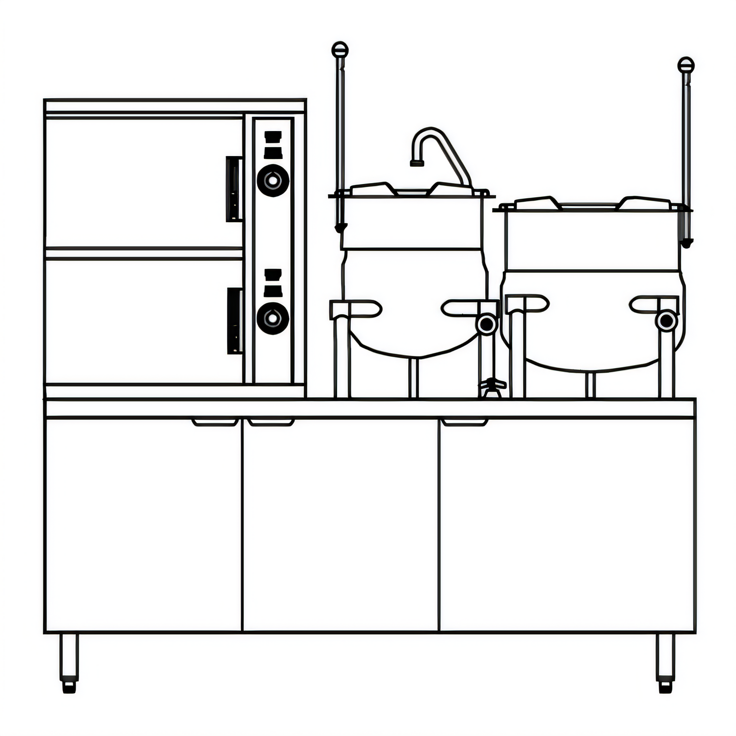 Crown SCX-10-6-6 Steam Kettles